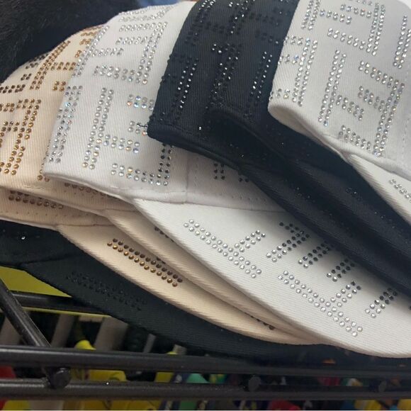 Color options Diamond embezzled hat please inquire on color before purchasing - Picture 3 of 3